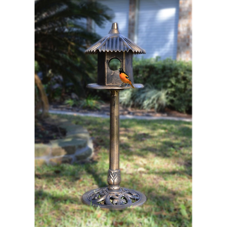 Alcott Hill® Freestanding Classic Heights Bird House With Domed Roof